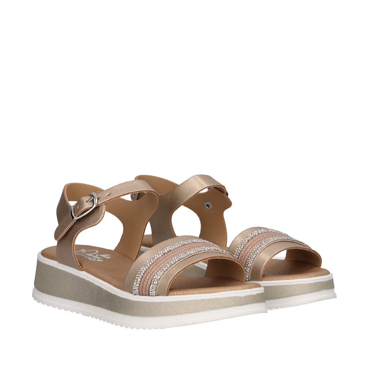 Sandali Bambina Platino