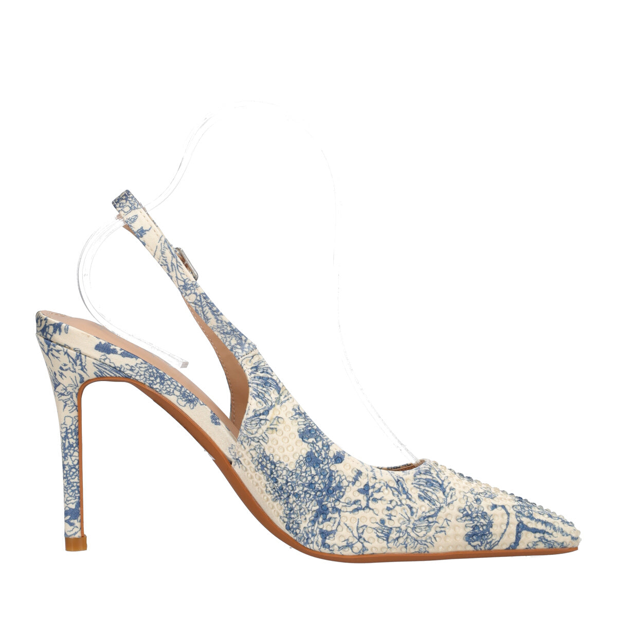Slingback Donna Bianche e Blu
