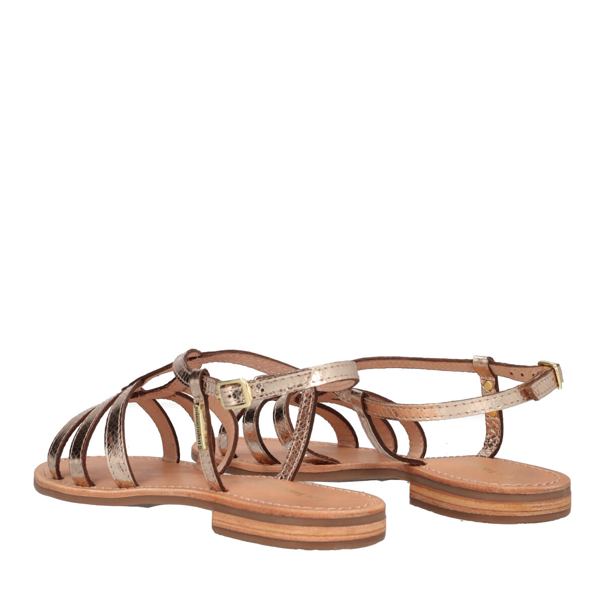 Sandali Donna Oro Pitonato