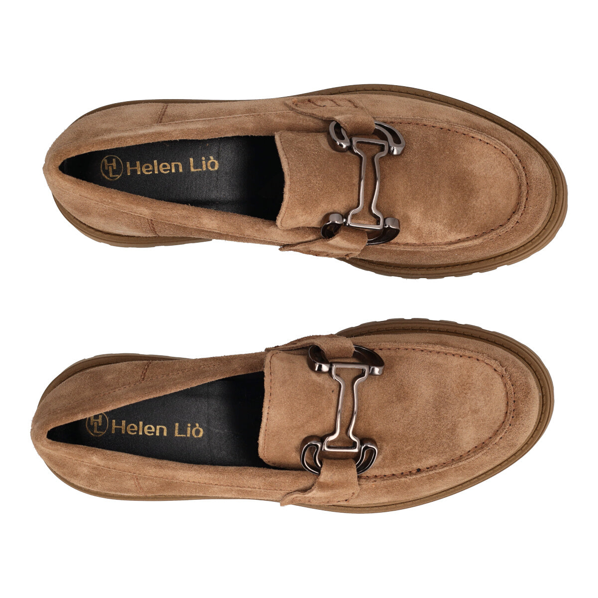 Mocassini Donna Beige in Pelle