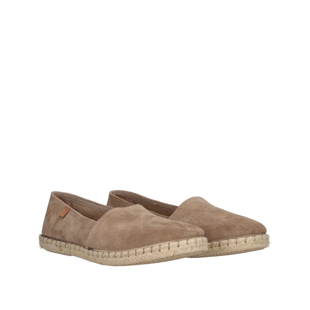 Espadrillas Donna Beige in Pelle