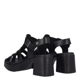 Sandali con Tacco Donna Neri