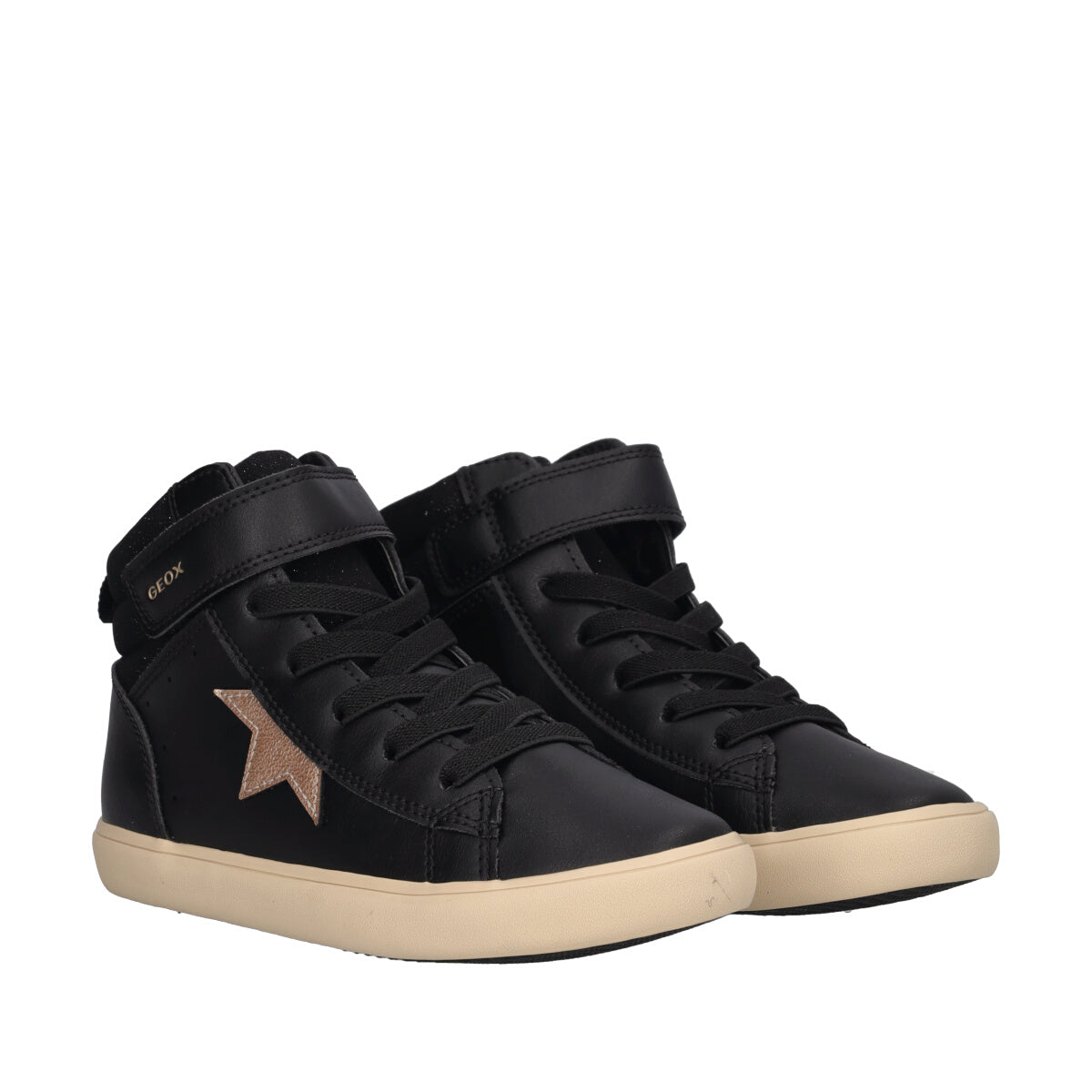 GISLI Sneakers Bambina Nere e Champagne