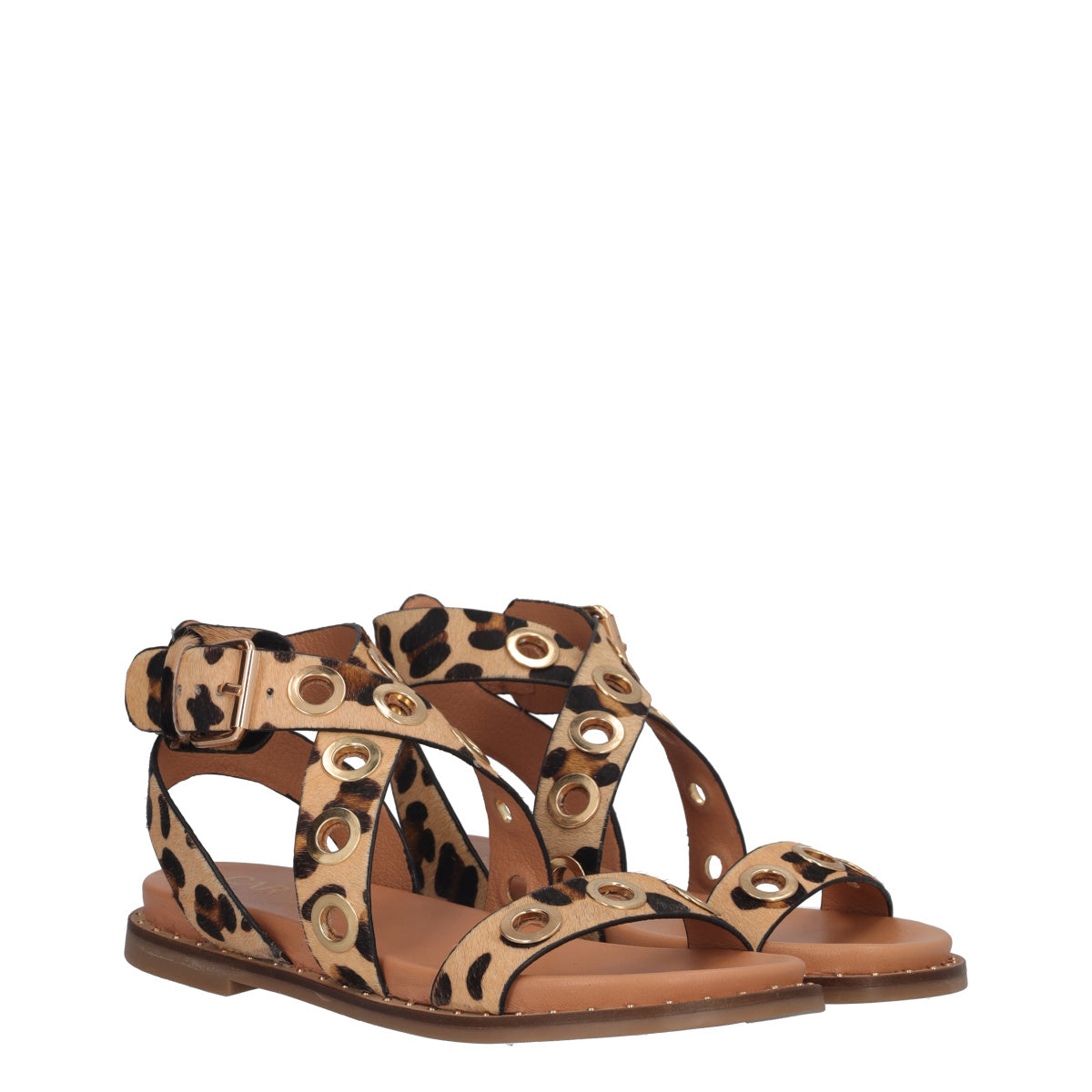 Sandali Donna Leopard