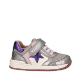 RISHON Sneakers Bambina Argento e Rosa