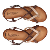 Sandali Infradito Donna Marrone