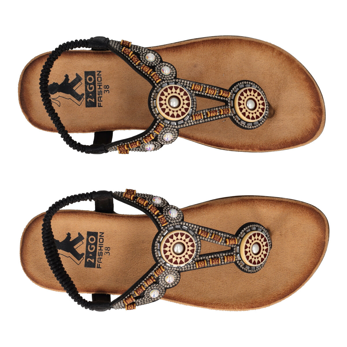 Sandali Infradito Donna Neri