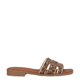 Ciabatte Donna Leopardate e Oro