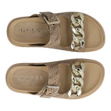 FATEMA2 Ciabatte Donna Beige e Marroni