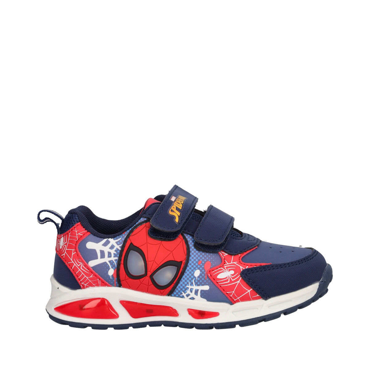 Sneakers Bambino Rosse e Blu Spider-Man con Luci