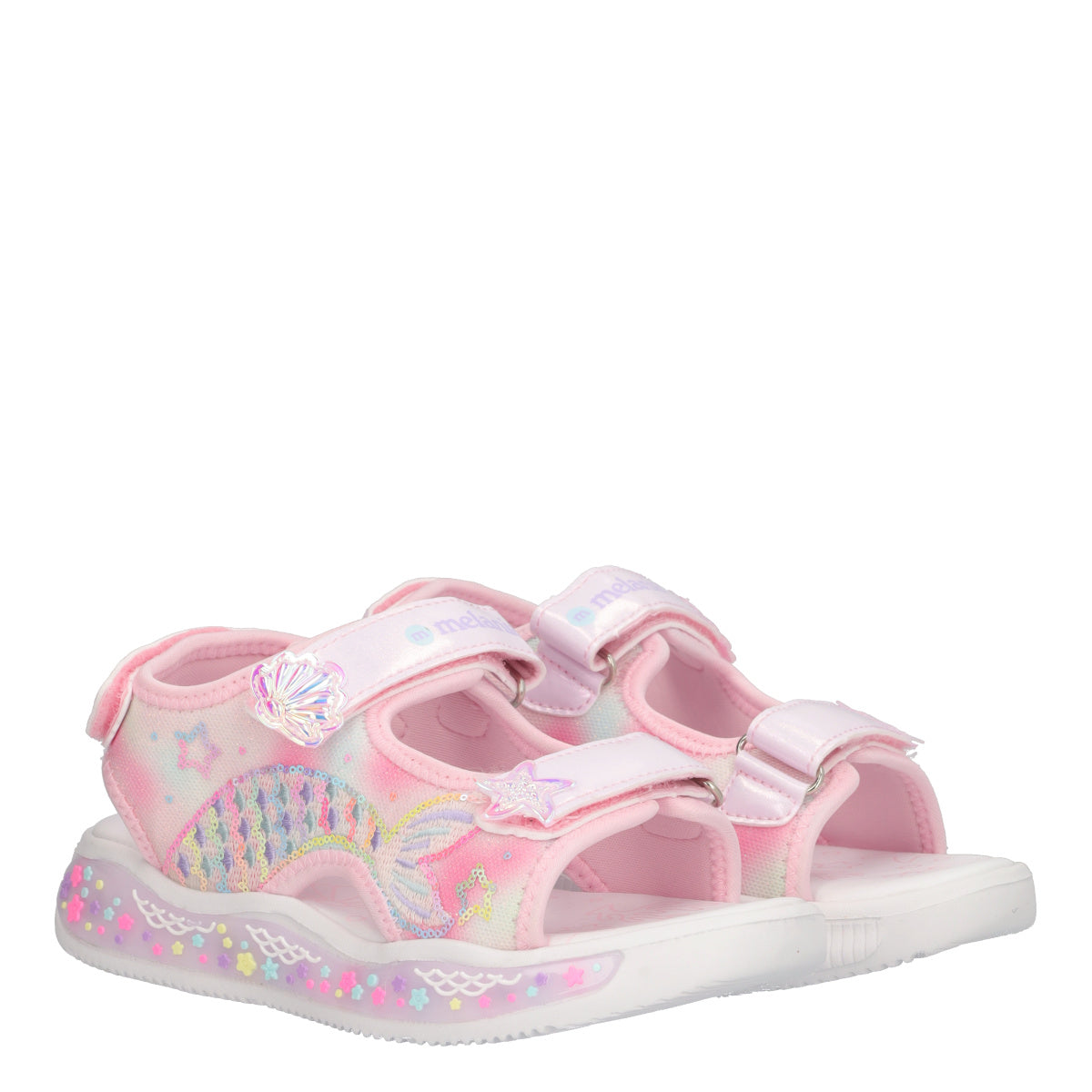 Sandali Bambina Rosa con Luci