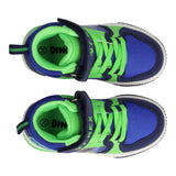 Sneakers Alte Bambino Blu e Verdi con Luci