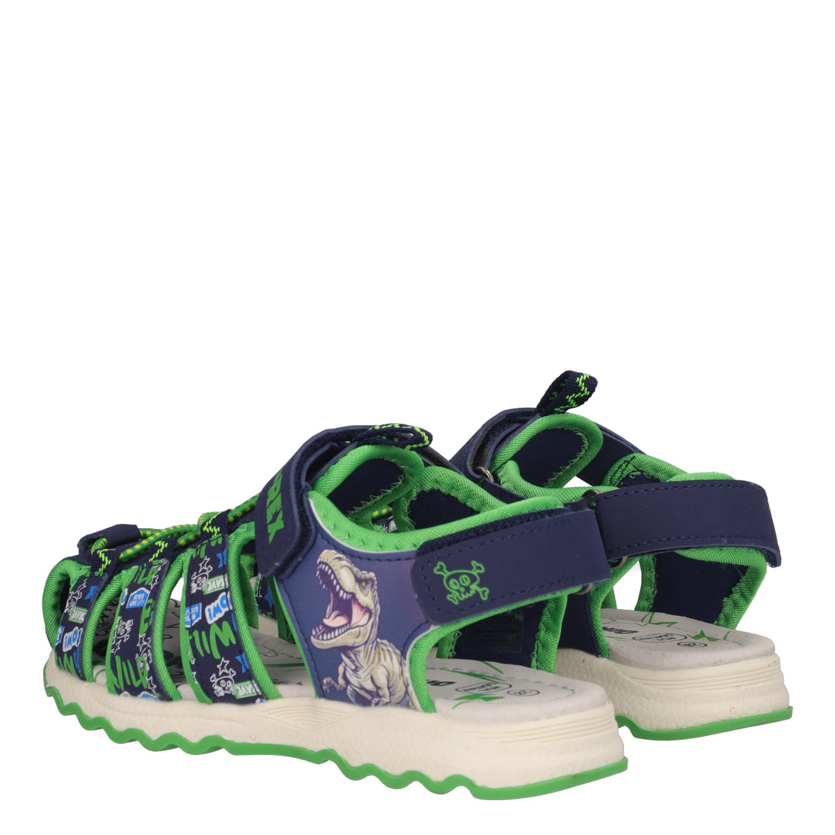 Sandalo Bambino Blu Dinosauri