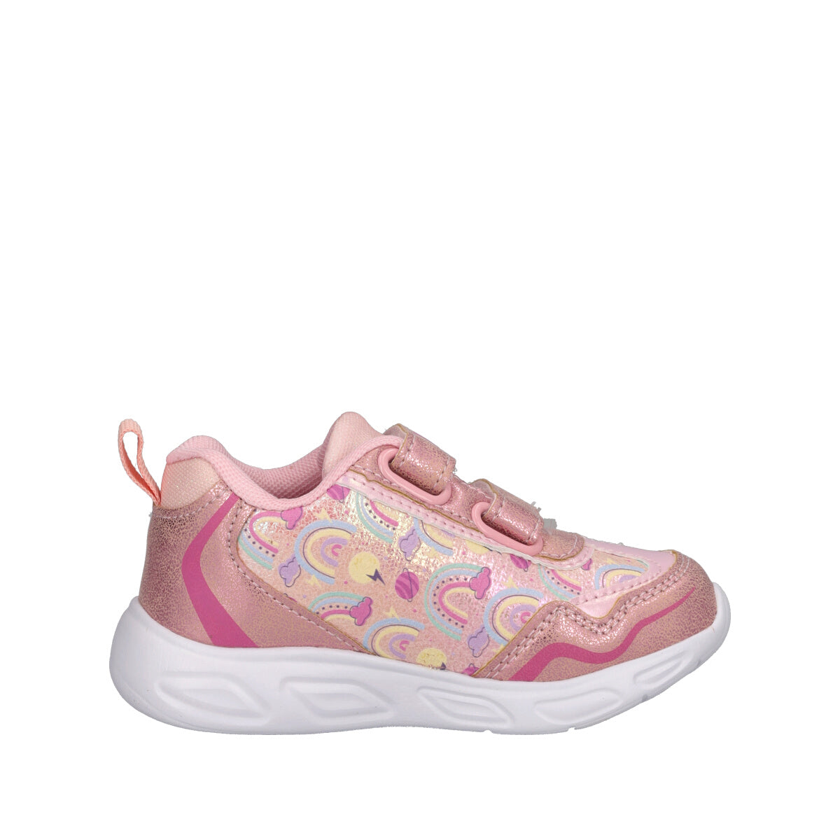 Sneakers Bambina Rosa Unicorn con Luci