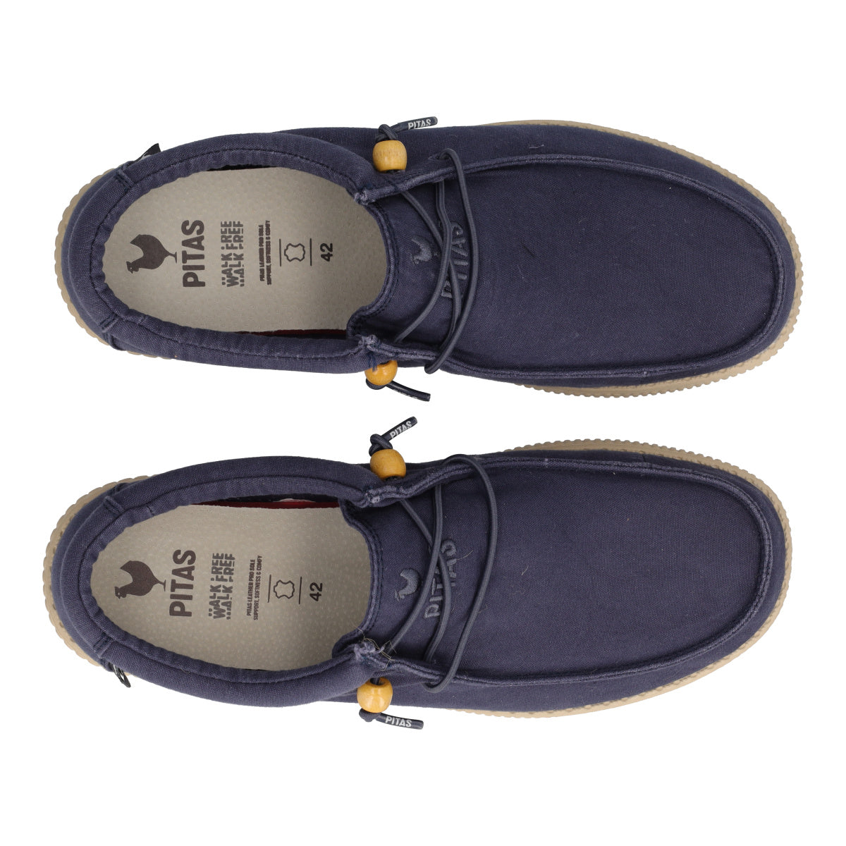 WALLABI WASHED Mocassini Uomo Blu