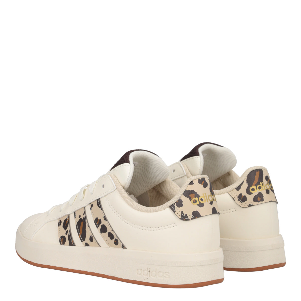 GRANDCOURT 3.0 J Sneakers Bambina Off White Animalier