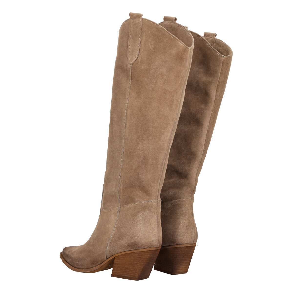 Stivale Taupe Texano in Pelle