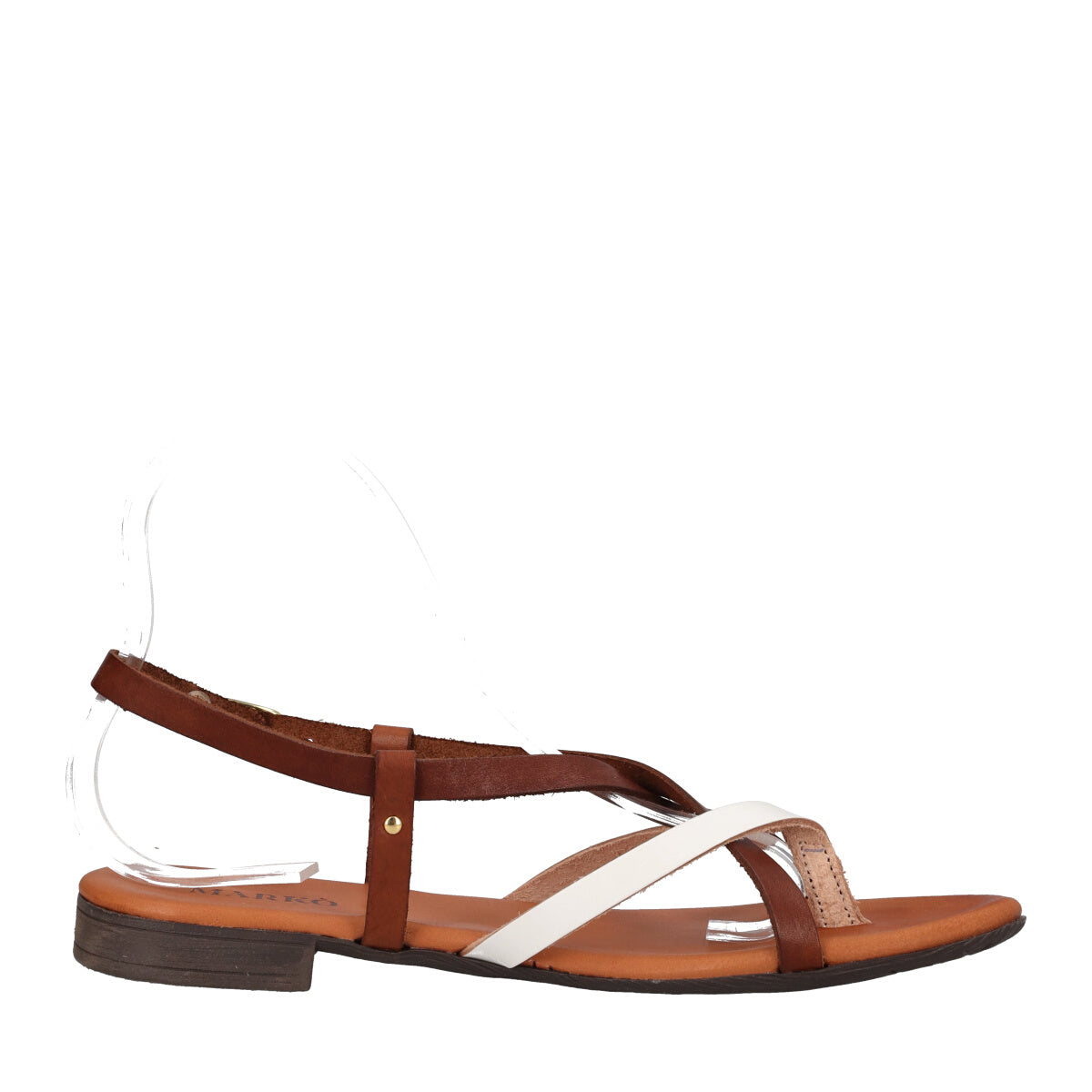 Sandali Infradito Donna Mattone e Bianchi