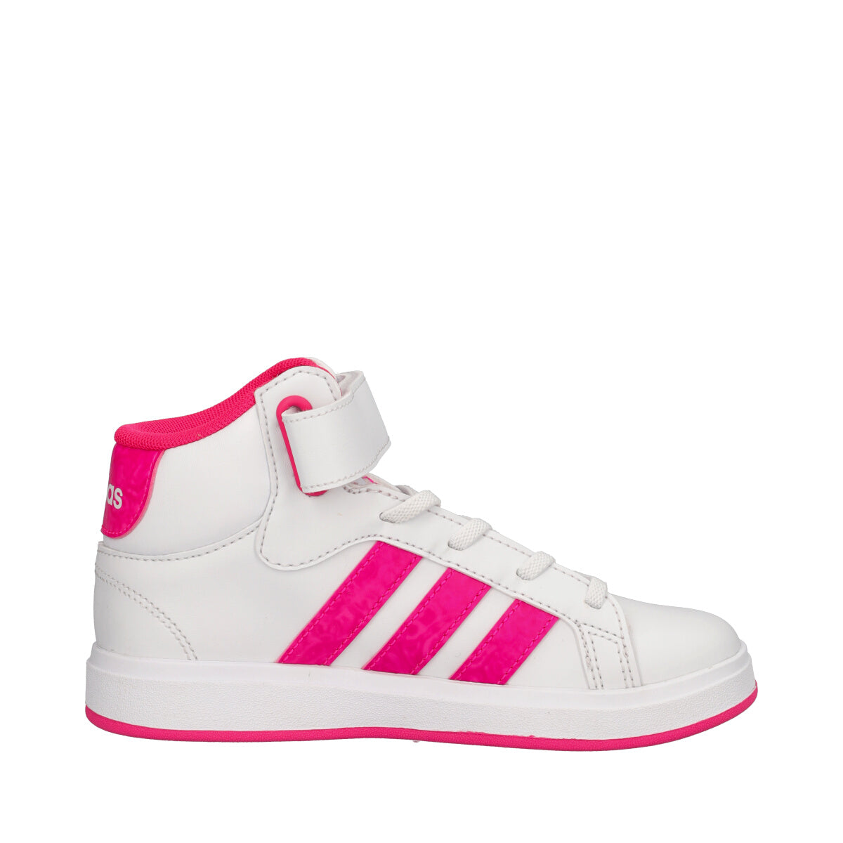 GRAND COURT MID Sneakers Bianche e Fucsia