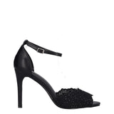 Sandali con tacco 10 Donna Neri