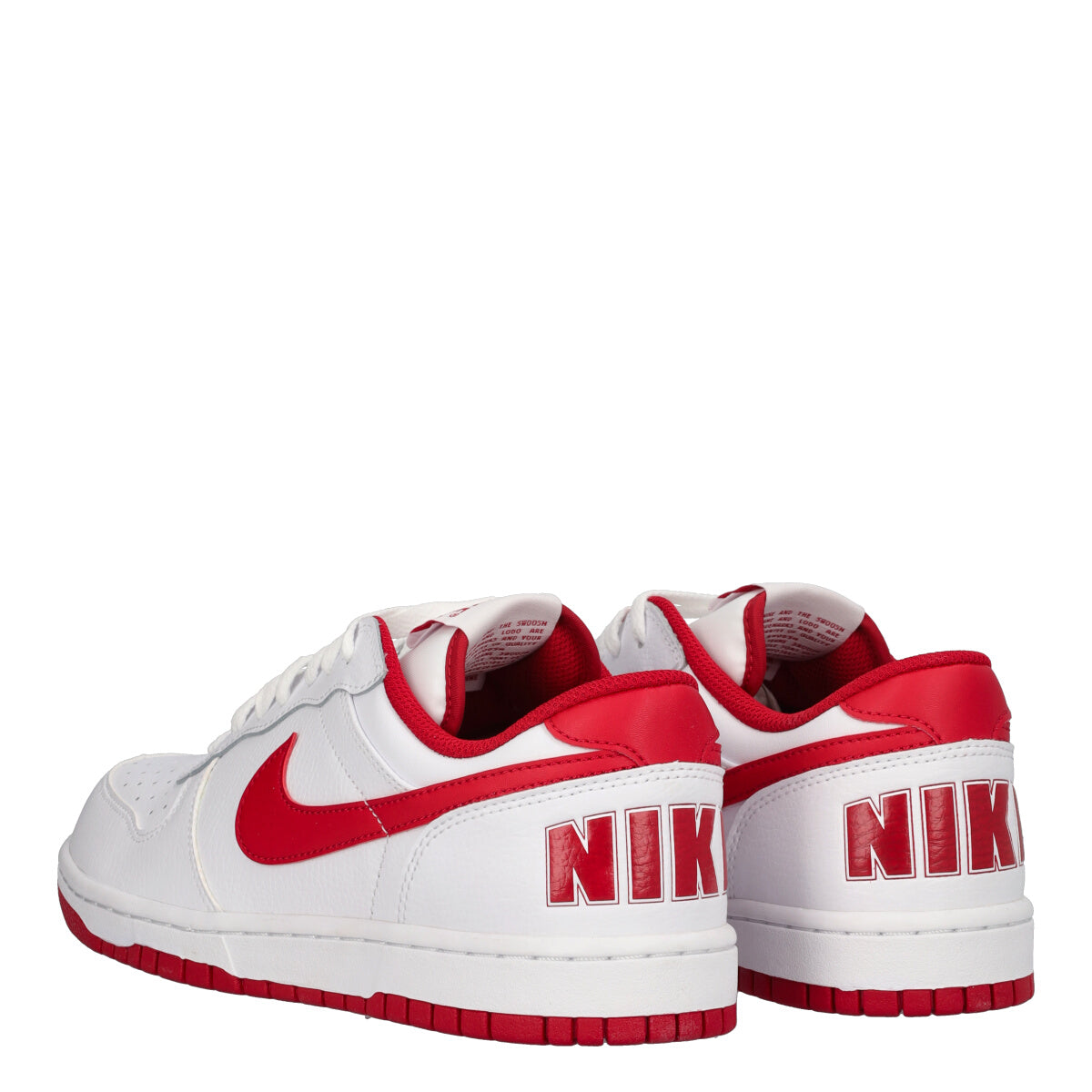 BIG LOW Sneakers Uomo Bianche e Rosse