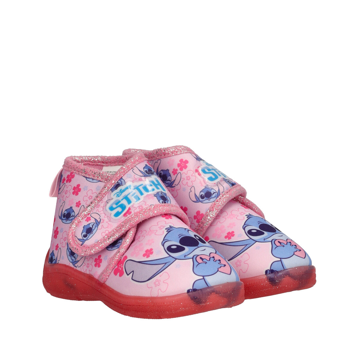 Pantofole Bambina Rosa - Stitch
