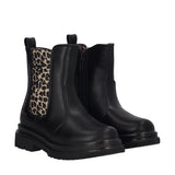 Stivaletti Bambina Neri e Animalier