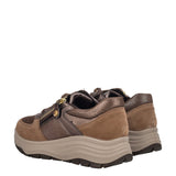 Stringate Comfort Donna Marrone