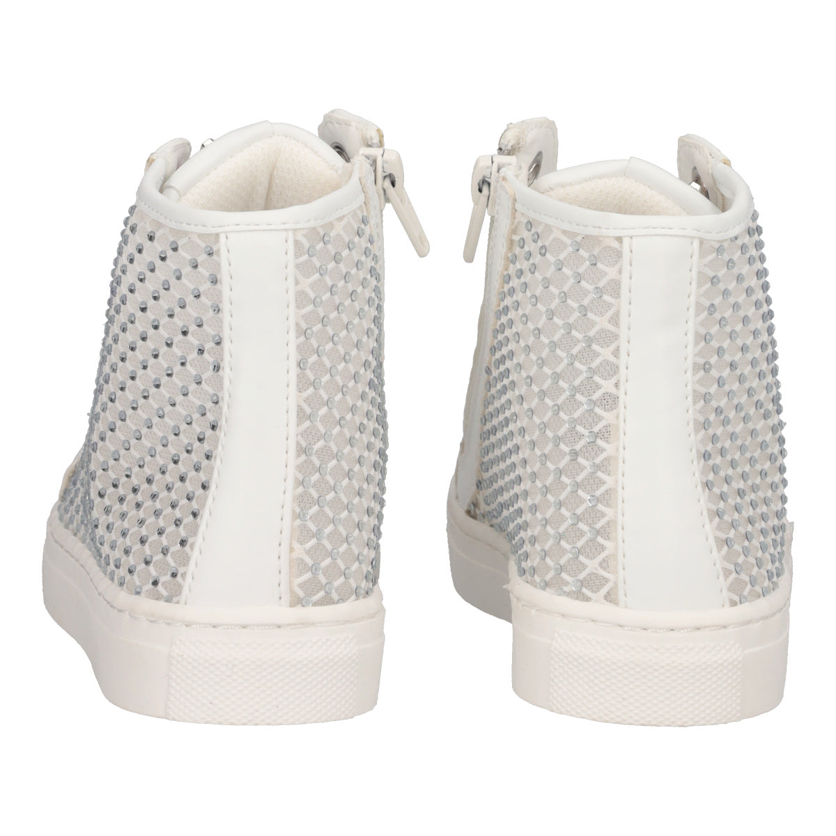 Sneakers Alte Bambina Bianche
