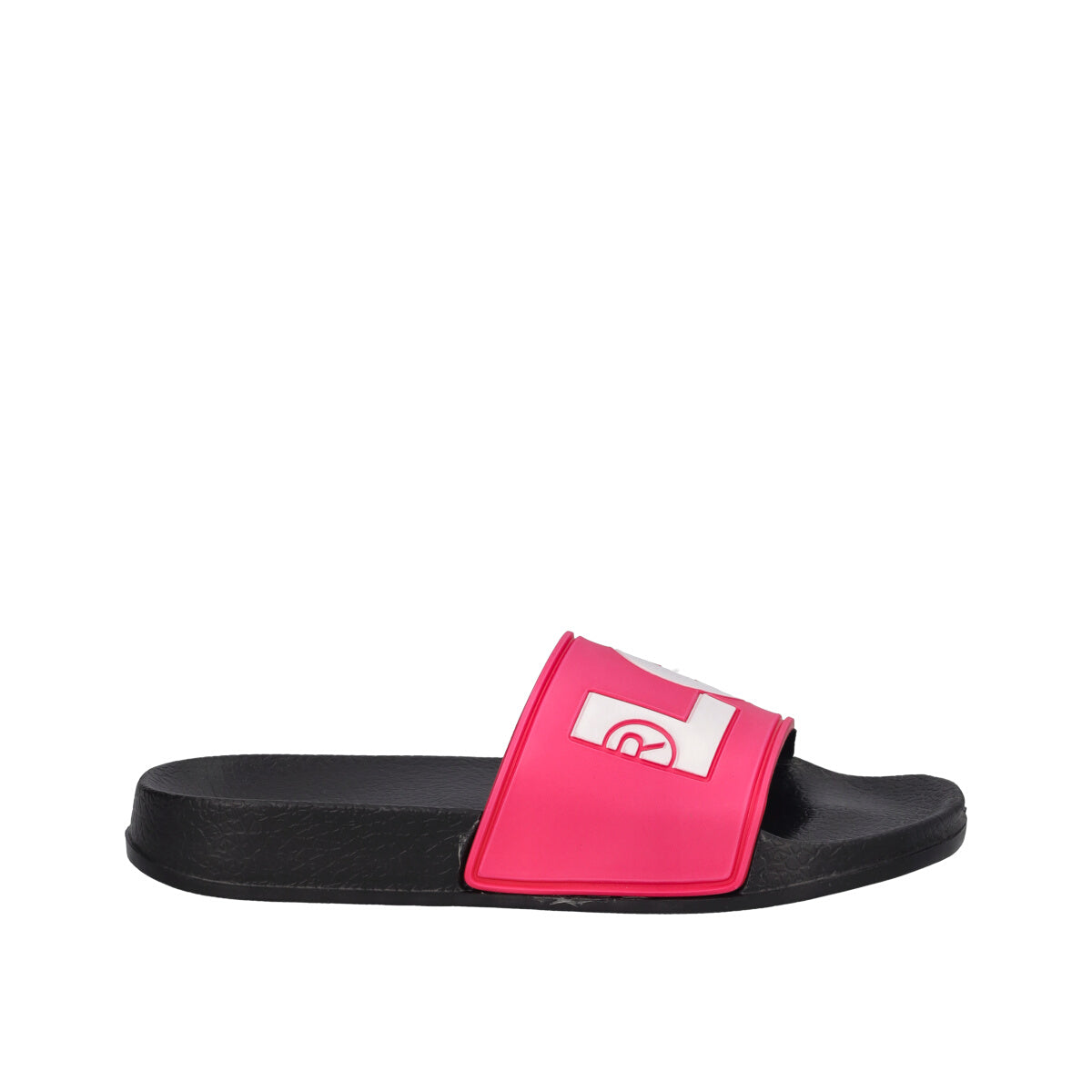 JUNEL Ciabatte Mare Bambini Fucsia e Nere