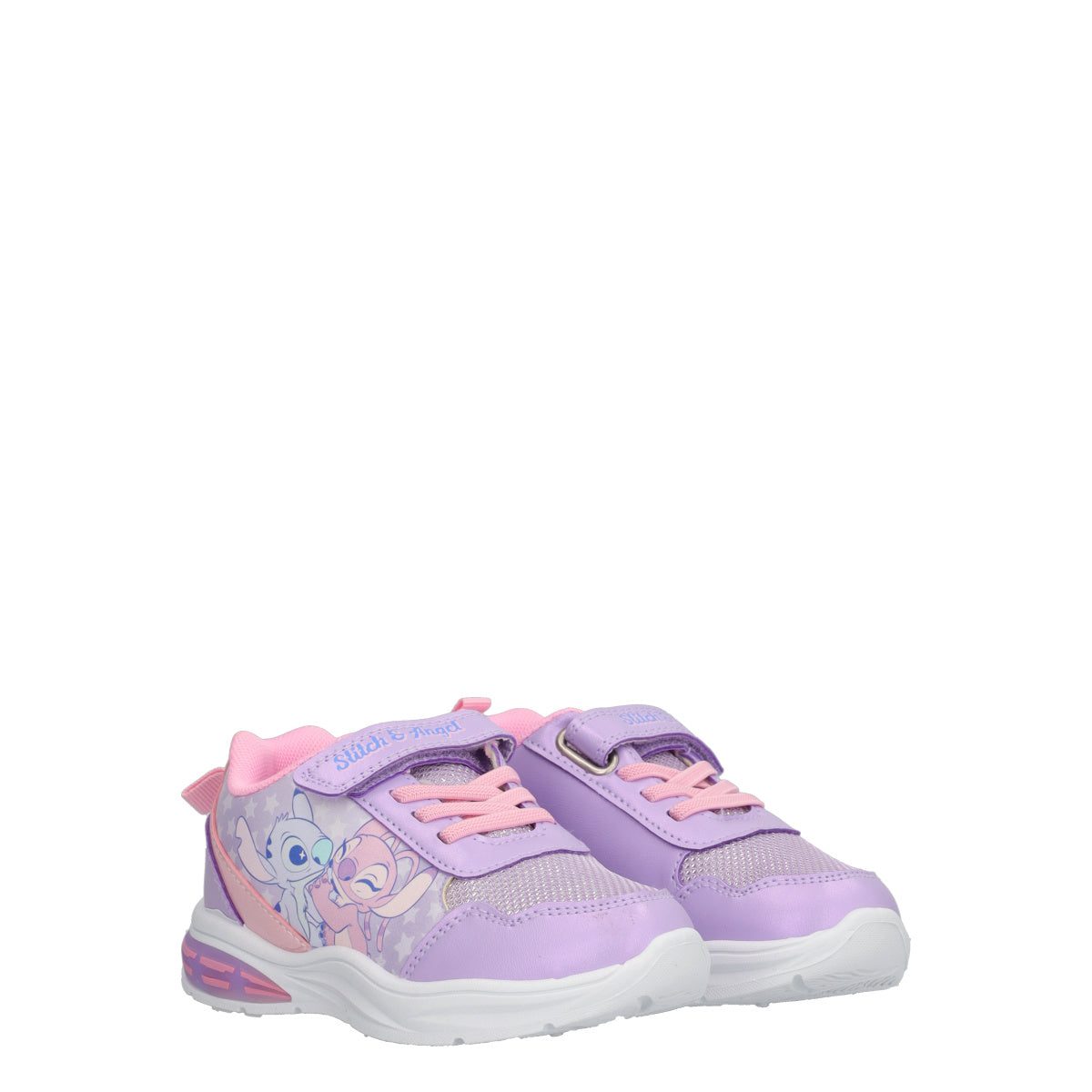 Sneakers Bambina Lilla - Stitch con Luci