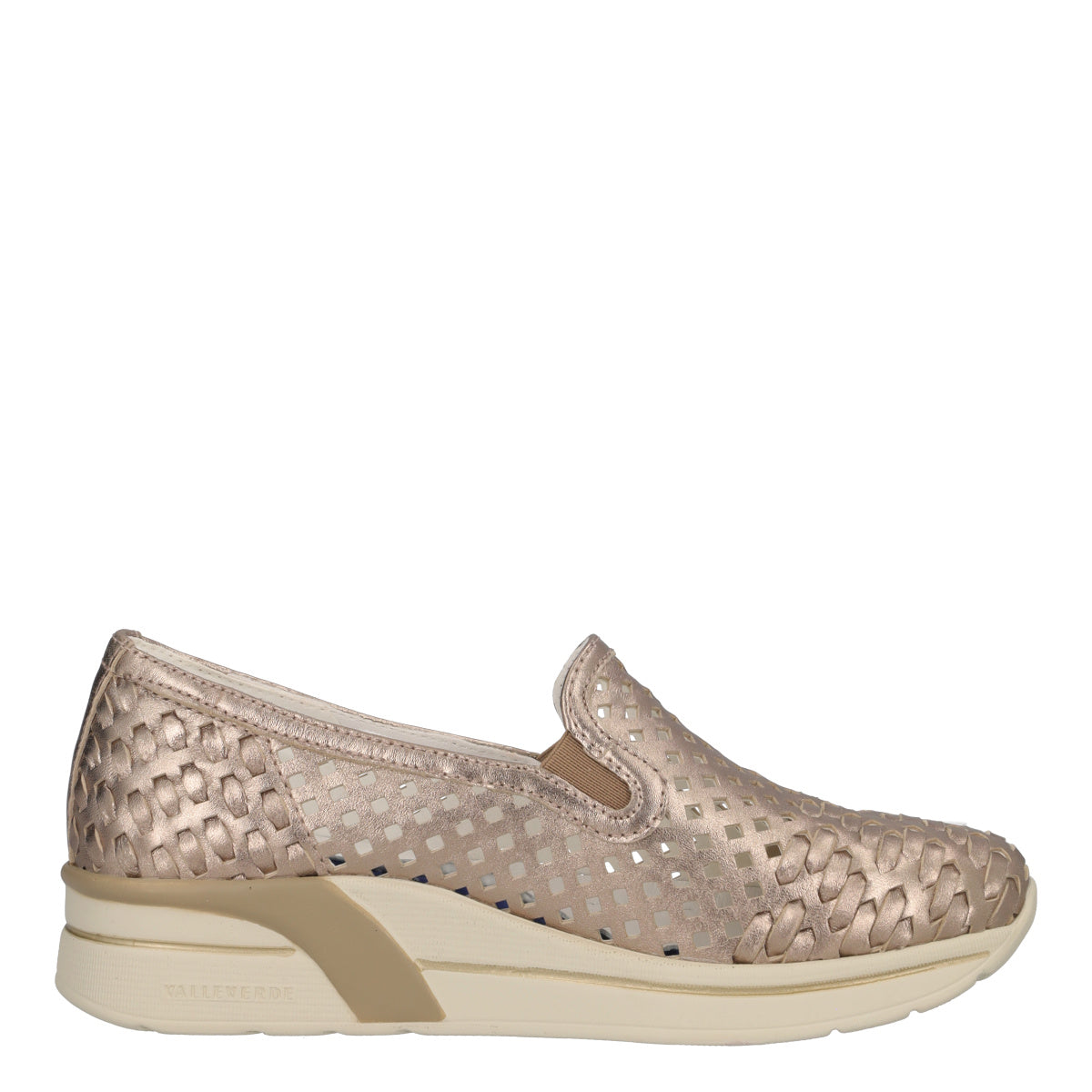 Slip-on Donna Bronzo Metallizzato