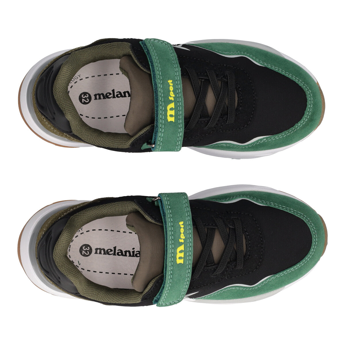 Sneakers Bambino Verdi e Neri