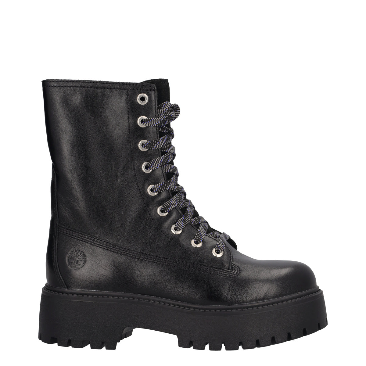 STONE STREET MID LACE UP Anfibi Donna Neri