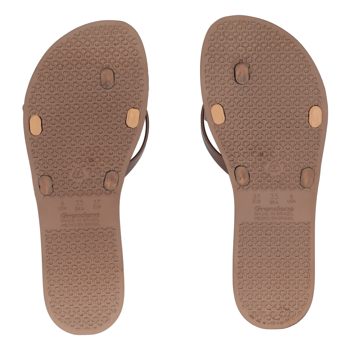 KIREI CHIC FEM Infradito Donna Marroni