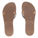 KIREI CHIC FEM Infradito Donna Marroni