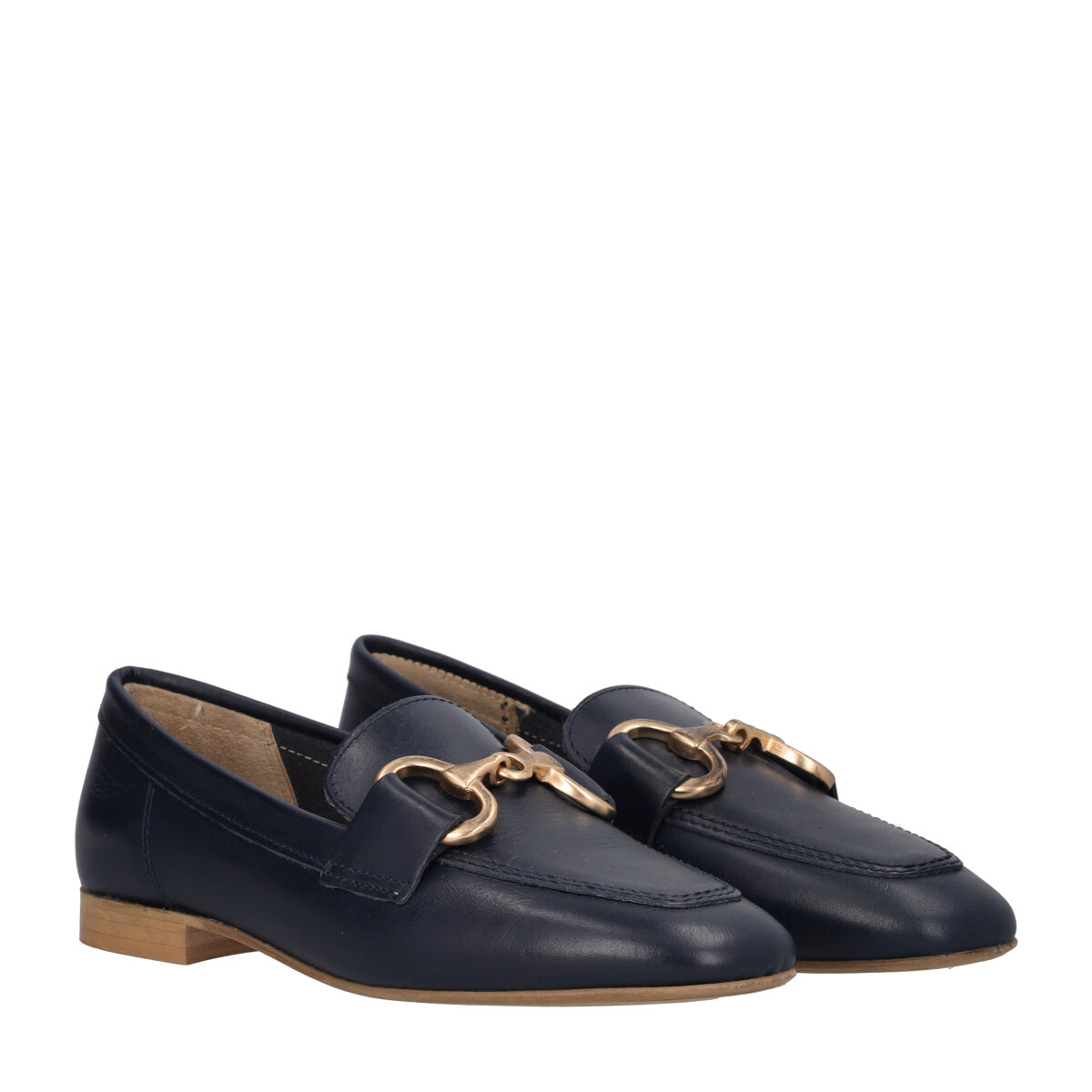 Mocassini Donna Blu in Pelle