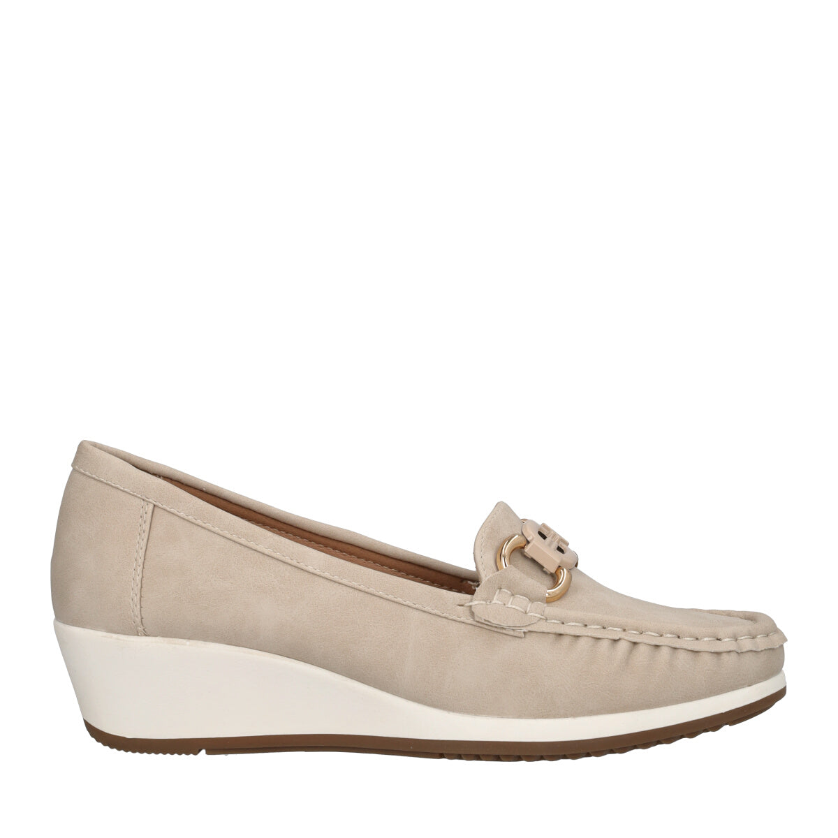 Mocassini Donna Beige