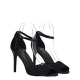 Sandali con tacco 10 Donna Neri