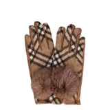 Guanti Donna Beige funzione touch