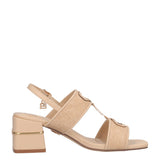 Sandali con Tacco Donna Beige