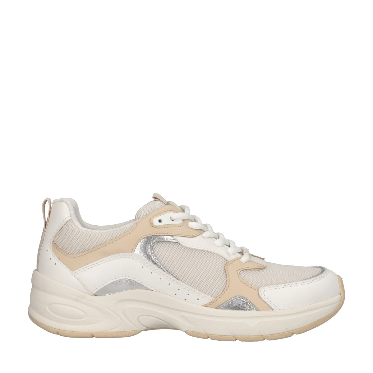 ZARVIA Sneakers Donna Bianche e Beige