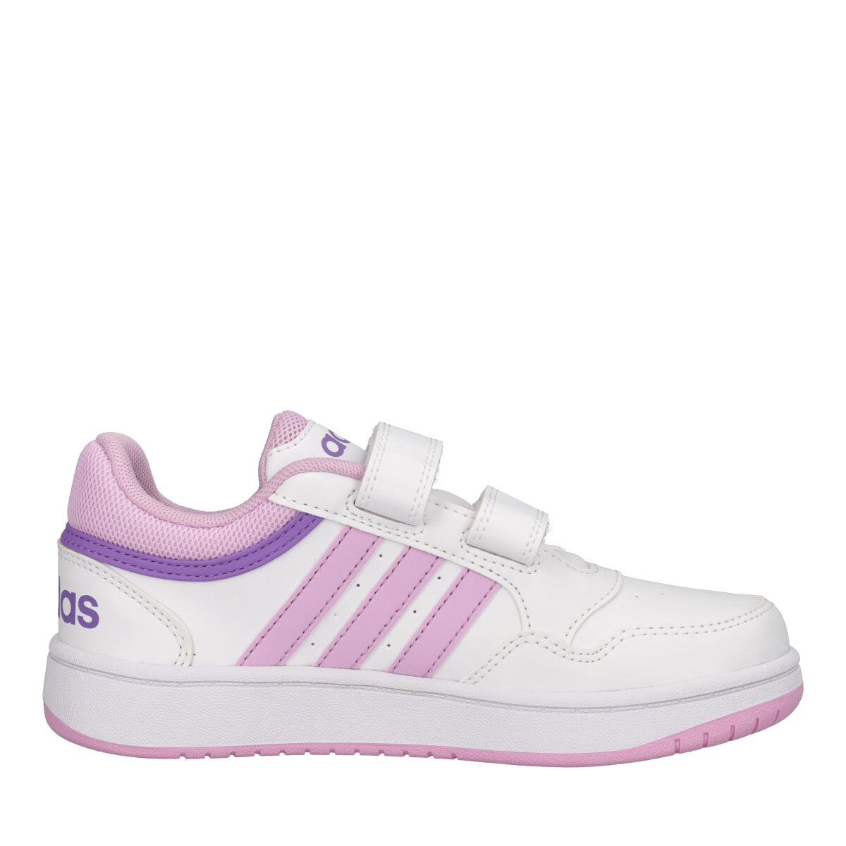 HOOPS 3.0 CF Sneakers Bambina Bianche e Rosa
