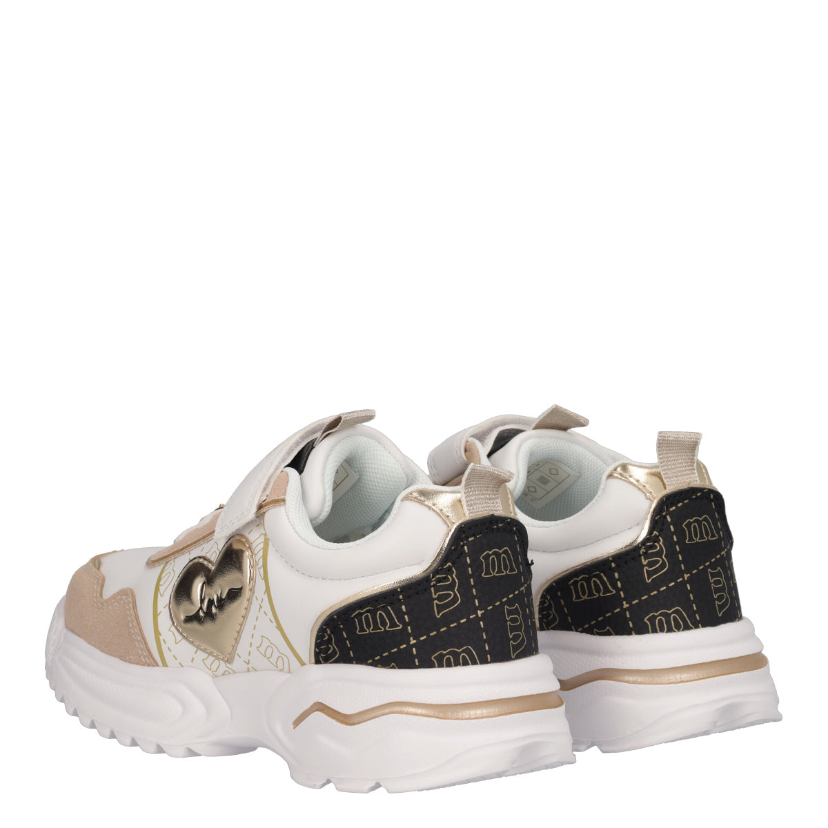 Sneakers Bambina Bianche e Beige
