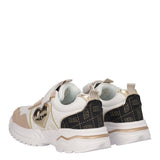 Sneakers Bambina Bianche e Beige