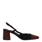 Slingback Donna Nere e Marroni