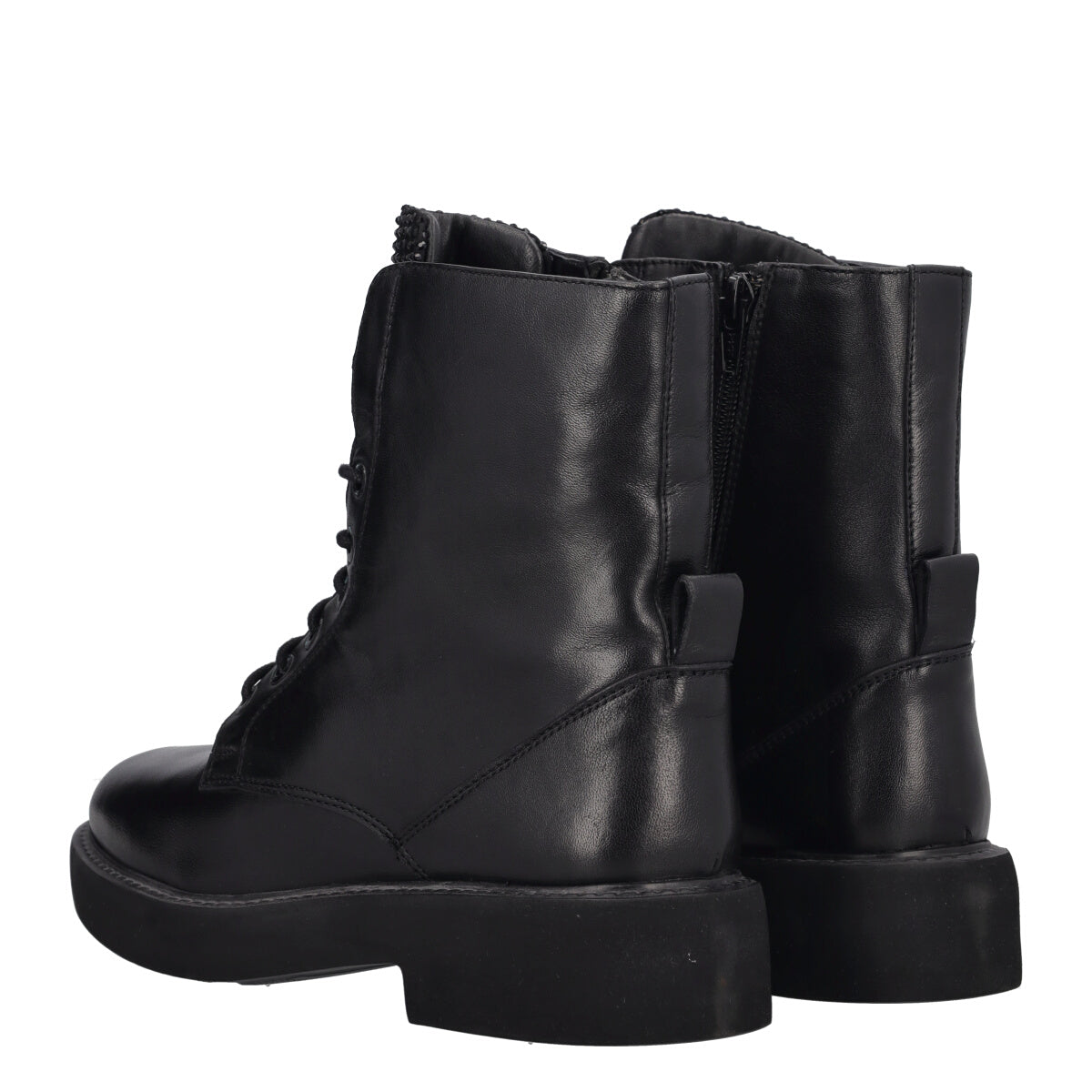 Anfibi Donna Neri in Pelle