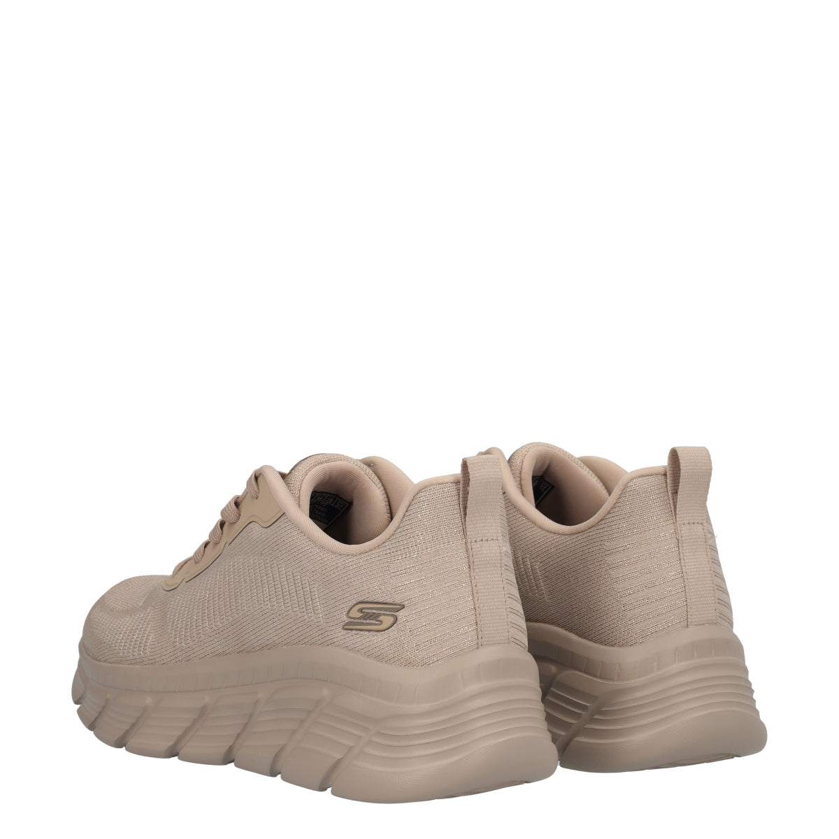 BOBS B FLEX HI Sneakers Donna Skechers beige