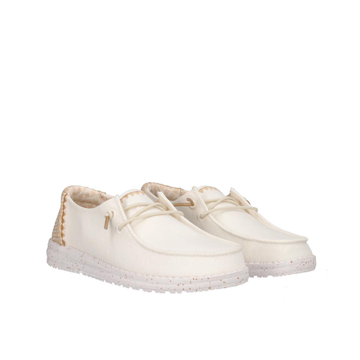 WENDY CHAMBRAY WOVEN W Slip-on Donna Bianche e Sabbia