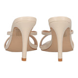Sandalo con Tacco Donna Beige